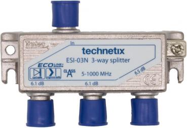 Technetix ESI-03N 3-fach Verteiler 1GHz Ingress Safe